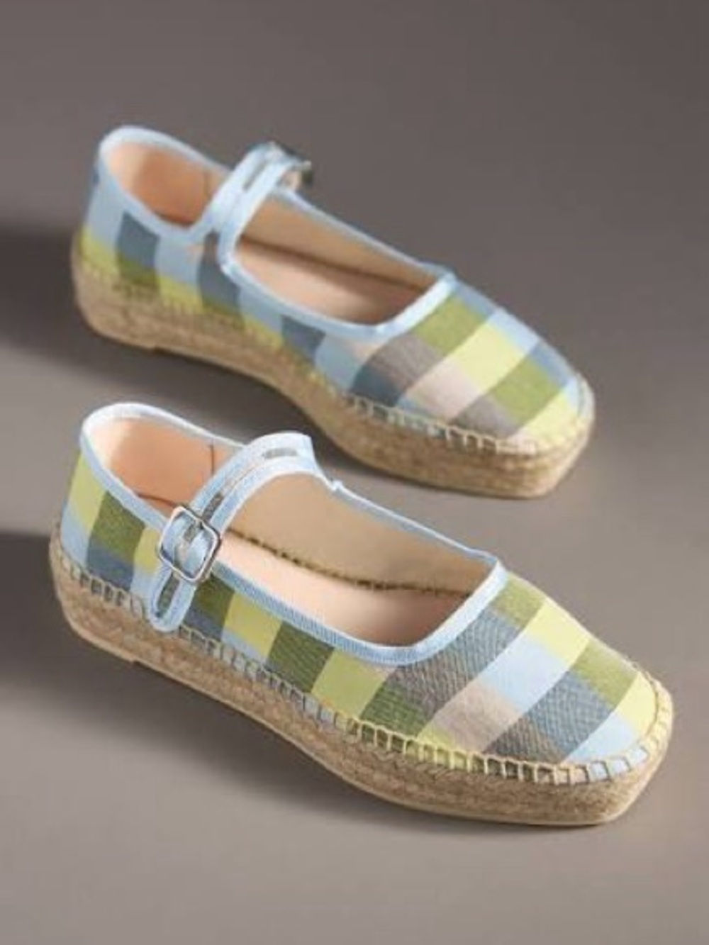 Anthropologie Maeve Mary Jane Espadrille Flats